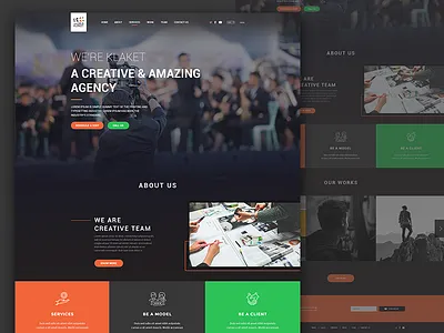 Klaket Website agency klaket klaket website media media agency uiux web design
