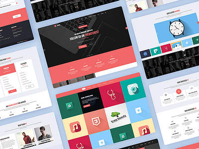 Digital Agency Portfolio Website html personal portfolio pricing table responsive services skill team themeforest ui ux wordpress