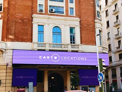 CARTO Locations event branding carto carto locations event madrid posters roll up slides videos