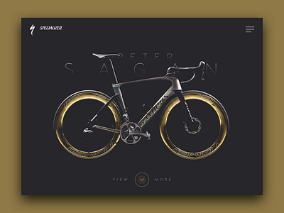 Landing Page // Peter Sagan // 003 003 cycling daily ui dailyui landing landing page page peter sagan specialized