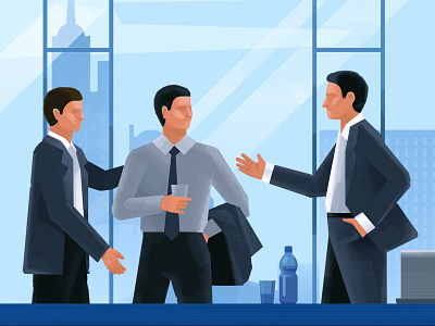 Group of people annual report character deloports men office people photoshop