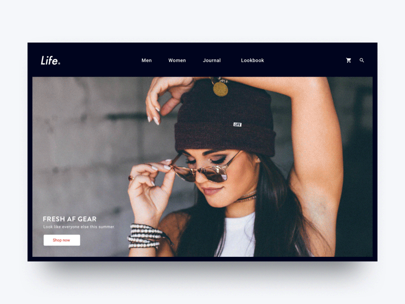 Life London — Night Mode 🌚 after effects dark ui fashion fashun motion night mode transition ui ux website
