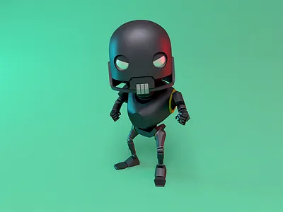 K-2SO 3d modeling blender k 2so star wars
