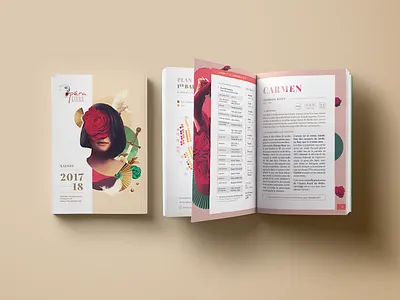 Royal Opera of Wallonia - Program book branding dogstudio illustration new season photos print
