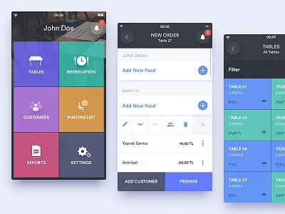 Beko POS Payment System | EFT POS Screens application checkout colorful eft mobile online order pos restaurant
