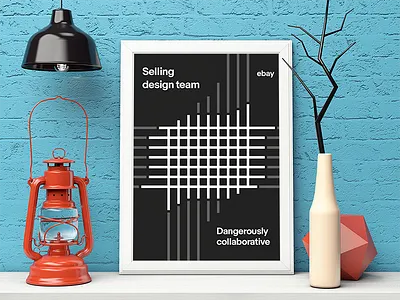 eBay Brand Posters brand color ebay graphic design poster tech ui
