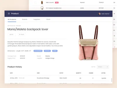POS - Product Details app application details e commerce list pos product sort tag