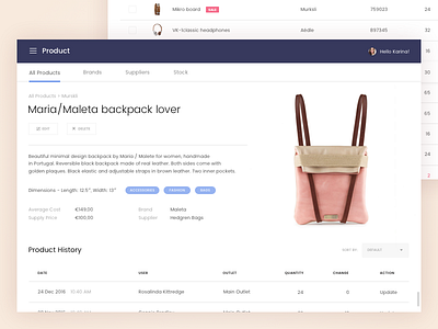 POS - Product Details app application details e commerce list pos product sort tag