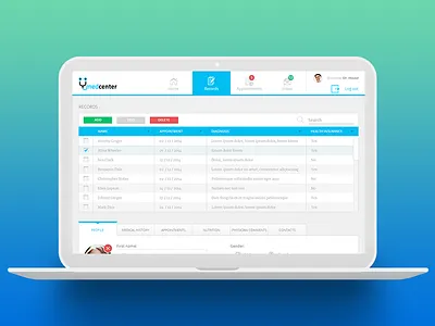 Healthcare Platform free psd free templates responsive user experience user interface webdesign