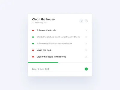 Todo card app card ios list minimal photoshop shadow sketch todo ui ux web