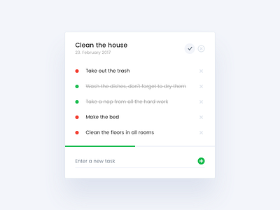 Todo card app card ios list minimal photoshop shadow sketch todo ui ux web