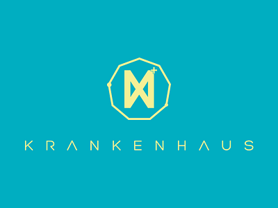 Krankenhaus logo events krankenhaus logodesign openair party yellow
