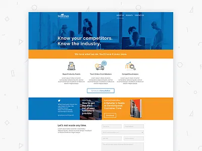 SmartHub Landing Page ecommerce ui ux web design website