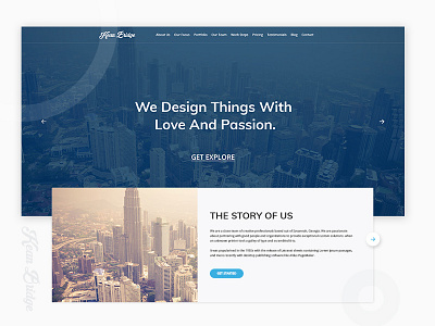 WIP : Landing Page design homepage landing marketing page popular ui ux web