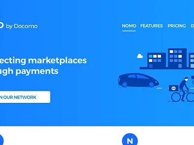 Sharing Economy landing page
