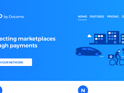 Sharing Economy landing page