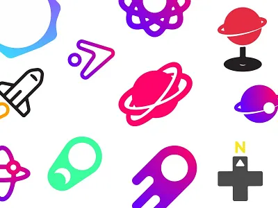 Blast Logo Concepts brand gaming identity logo space