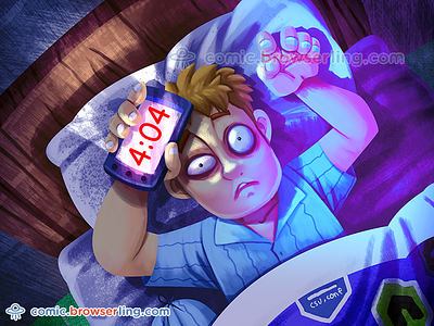 404 AM 404 browserling comic http joke night no sleep not found sleep sleep not found