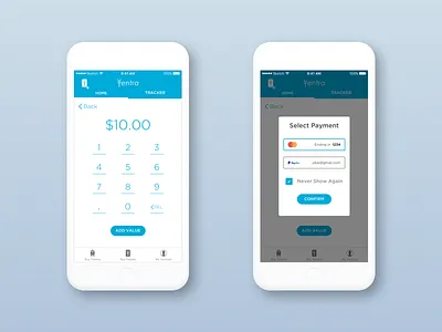 Add Value Screens - Ventra App chicago cta ios mobile transit travel ui ux