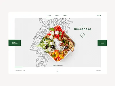 Koox - Restaurant #4 branding design food graphic identity logo logotype restaurant typography