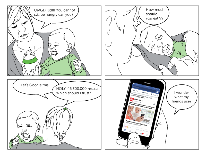 Example of Storyboard for Giggle Genuis