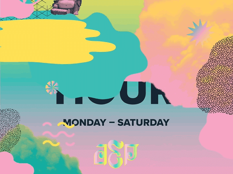 AEP Thai Restaurant Happy Hour Animation branding collaboration design digital experimental graphic design identity illustration kansas city logo menu design restaurant signage social media special edition co thai thai food vector