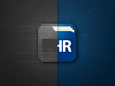 myPHR-Logo app certification circles design education geometric grid hr icon logo photoshop study