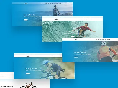 UP BIT - Ultimate Sports & Web Elements clean event minimal mtb pricing shop skating ski team ui kit wind surfing winter sports
