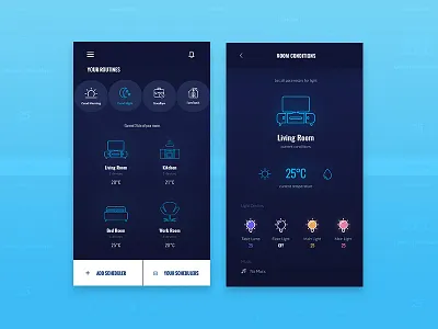 Home Control android app application contol devices home ios remote remotely smart ui ux