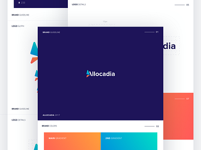 Allocadia Brand Identity brand brand identity branding butterfly glyph logo mark symbol