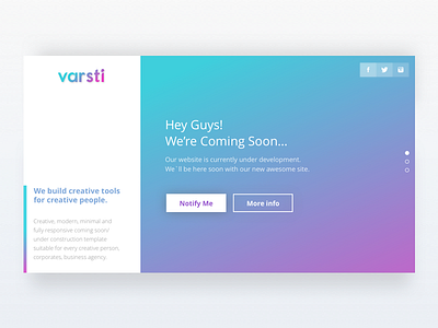 Varsti Comming Soon comming soon layout soon ui ux view web web design website
