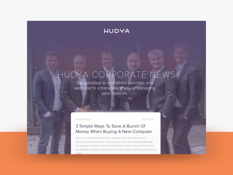 Corporate Site animation corporate corporate site landing principle web website