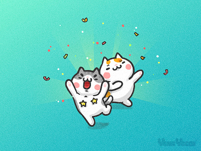Everybody loves weekend! cat cute happy kitty weekend yomiyocai