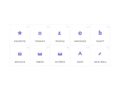 Mail icons draft icon icon set icons inbox ios mail outbox user