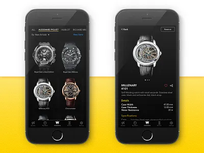 Watch House - Collections & Product Details audemars collection details ios luxury shop specifications store watch