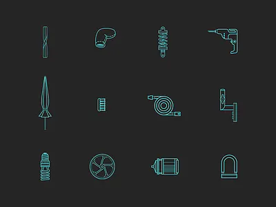 Business on Scooters blue customize dark hack illustration scooter tools vector