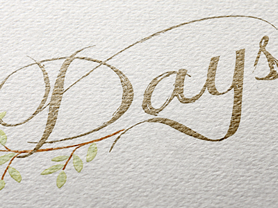 Dayslogomockup branches clothing leaves logo natural