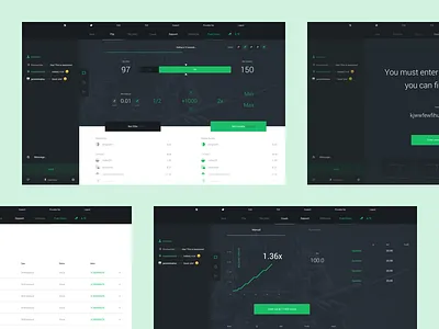 Gambling Site #2 csgo dashboard design gambling game interface ui ux