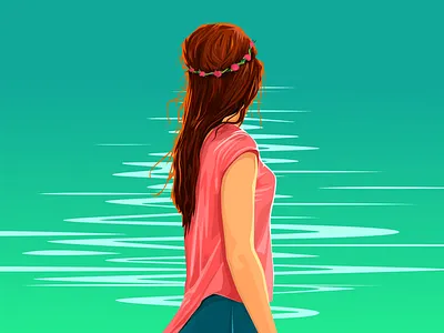 Sytalaus Citra Pilsner beer girl illustration label summer