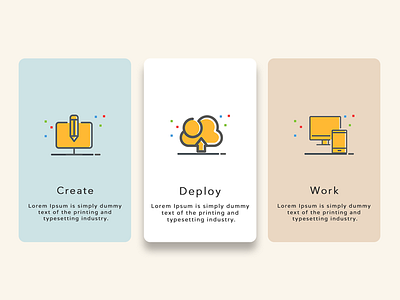 Onboarding Screens clean icons interface ios minimal onboarding psd ui ux virtual compute walkthrough
