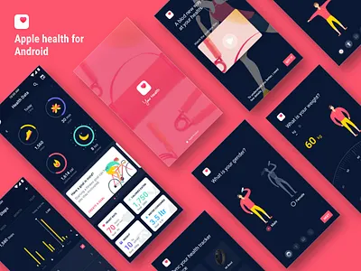 Apple Health For Android android apple apple health android calories gender health app height sleep steps walk watch weight