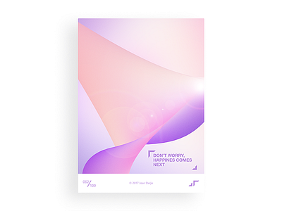 Poster Day #062 challenge colors design gradient minimal modern poster posterchallenge silky
