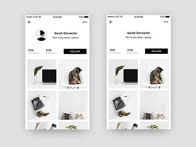 User Profile | Free .Sketch #5 app clean dailyui freebie minimal minimalism profile ressource sketch ui user ux