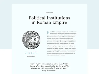 Article article blue clean font light minimal serif type typography