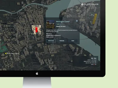 Metropolis - Game UI Concept fui game game ui ui web
