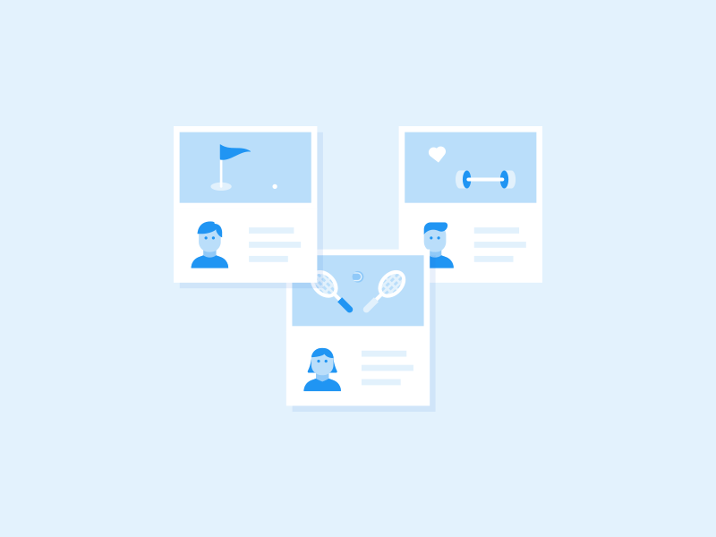 Knowledge Base Illustrations articles blue consistent editor email gif icons illustration knowledge resources statistics
