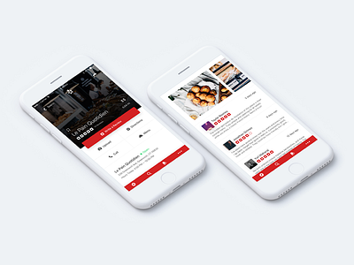 Yelp Redesign app concept iphone mobile mockup rating redesign restaurant sketch yelp