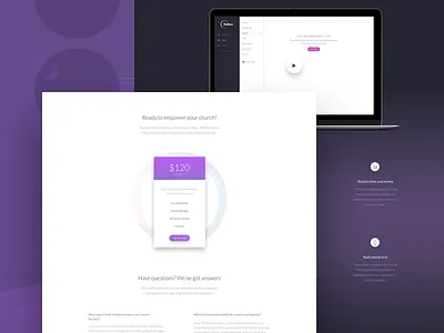 Nucleus clean design home homepage landing rails. ruby on rails site ui user interface website