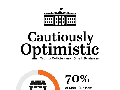 Cautious Optimism Infographic data visualization design graphic design infographic