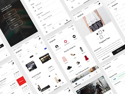 Shoplook Mobile Apps Design apps debut design dribbble fashion mobile shot ui ux